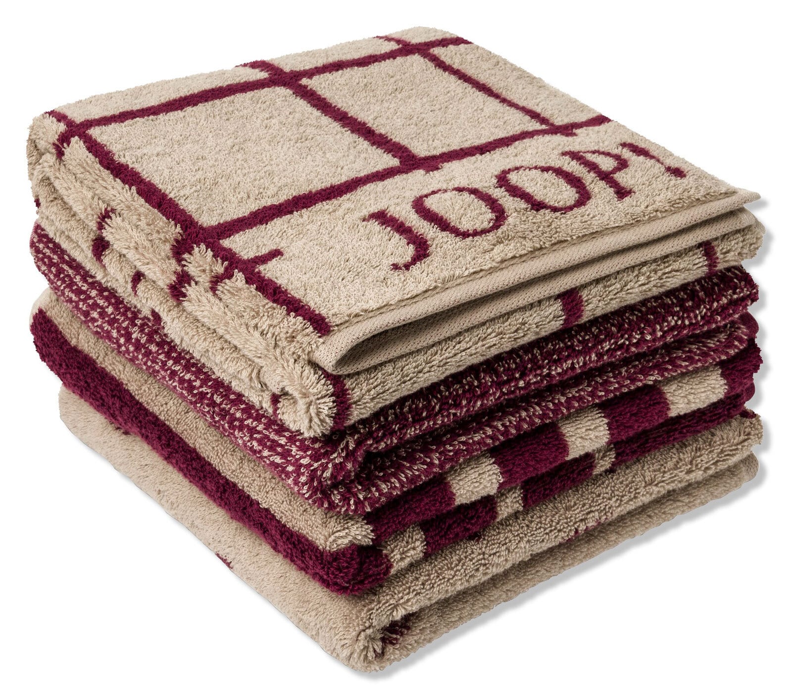 JOOP! Badetuch SELECT CORNFLOWER 80 x 150 cm rouge