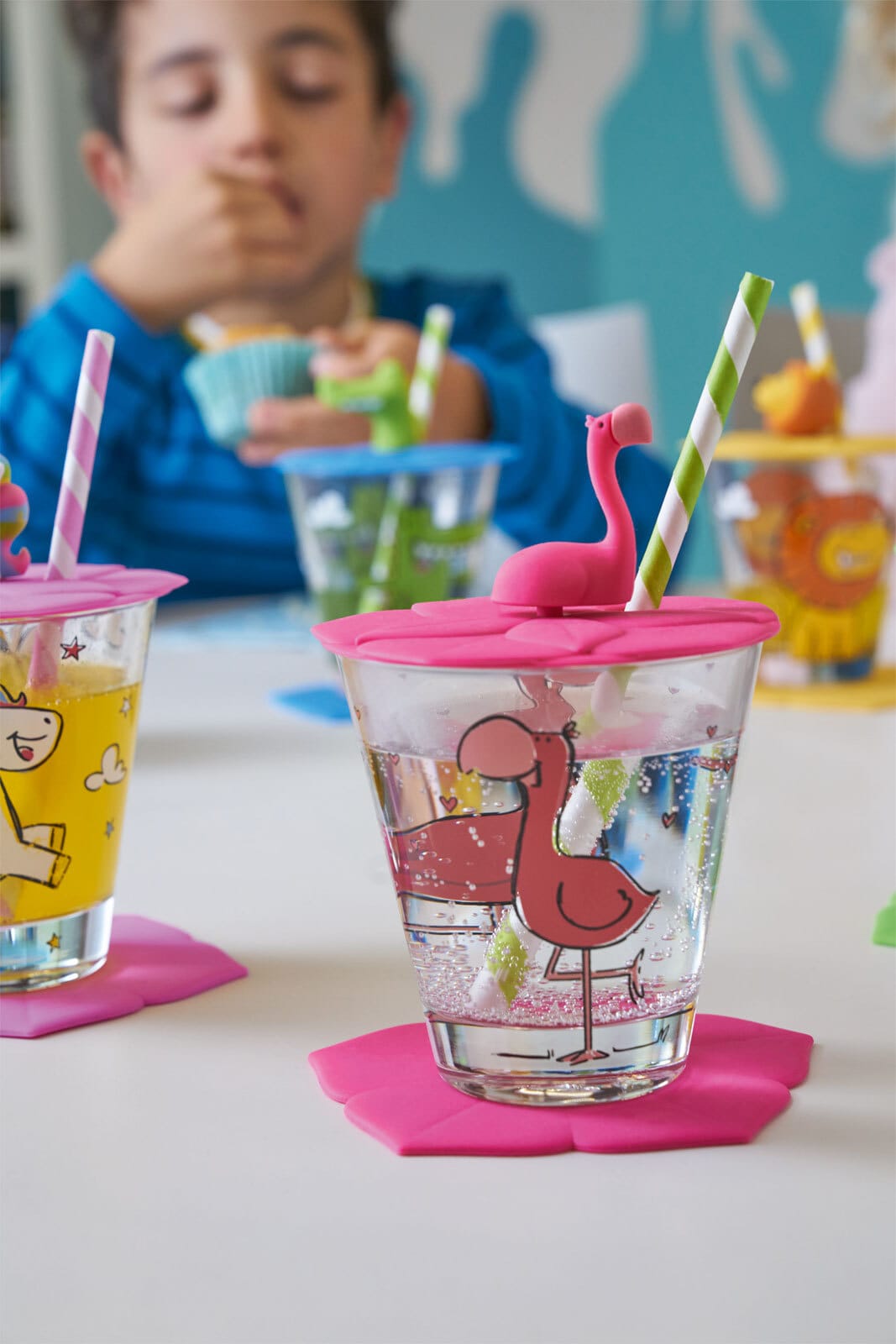 LEONARDO Kinder Trinkset BAMBINI FLAMINGO 3-teilig