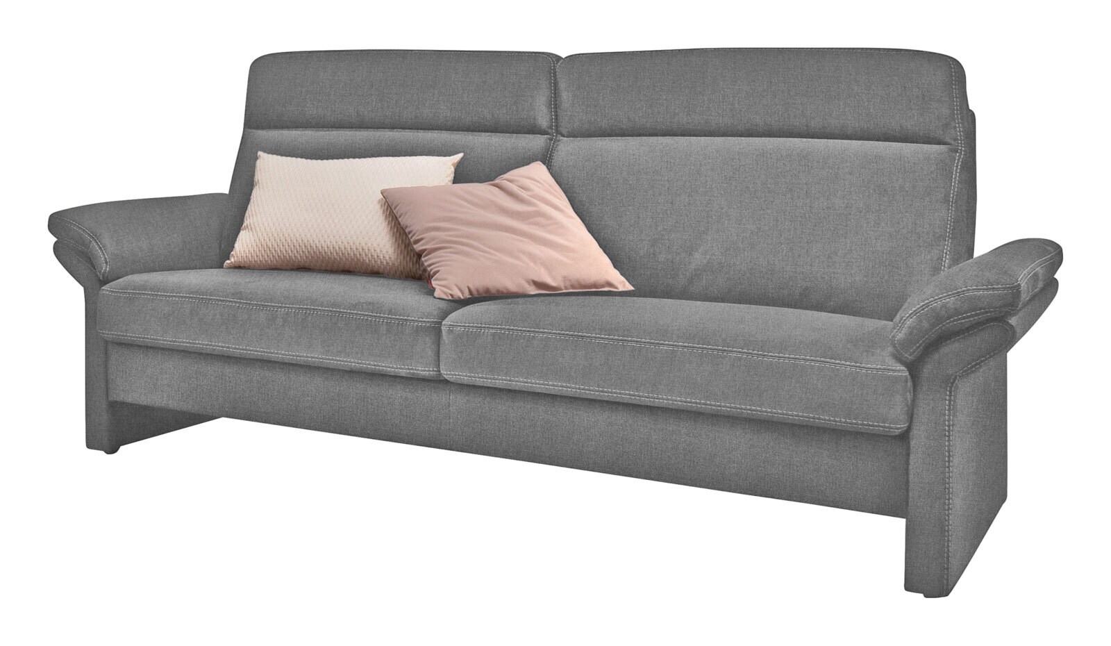 LASCONDO Sofa 3-Sitzer MAXIM I 198 cm Stoffbezug orlando grey