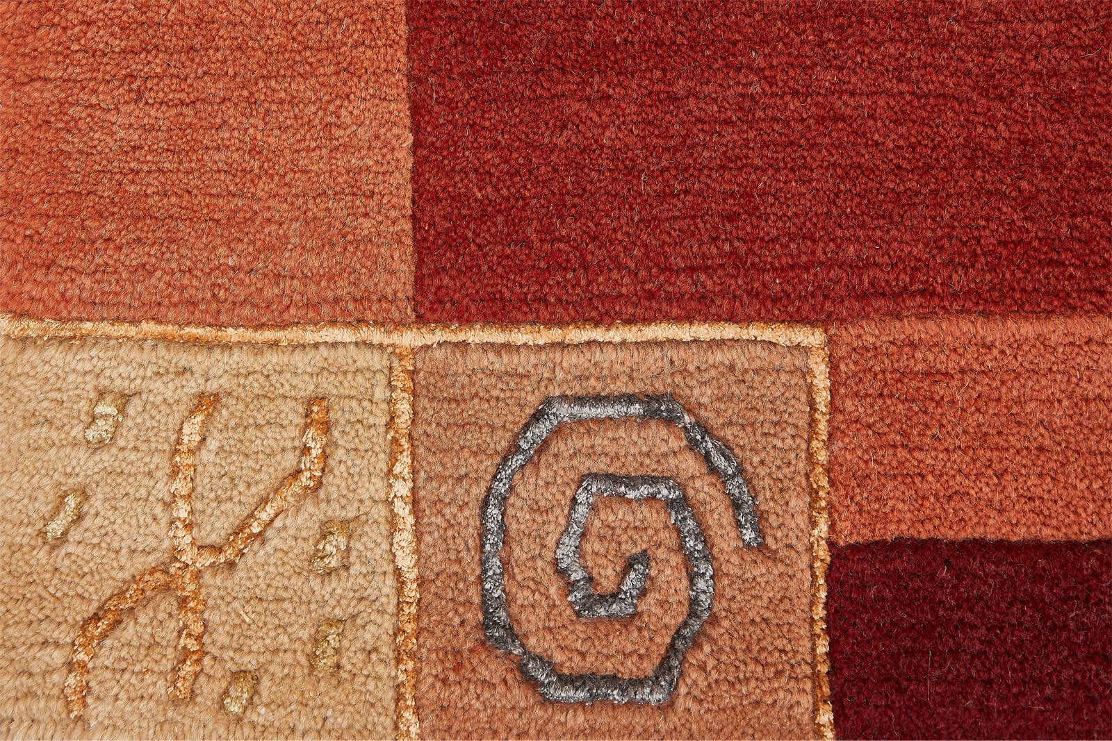 Teppich MANALI 60 x 90 cm rot