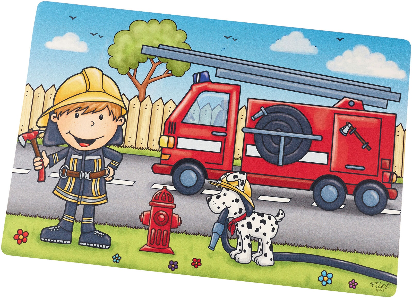 Ritzenhoff & Breker Platzmatte FEUERWEHRMANN BERNIE 45x30 cm 