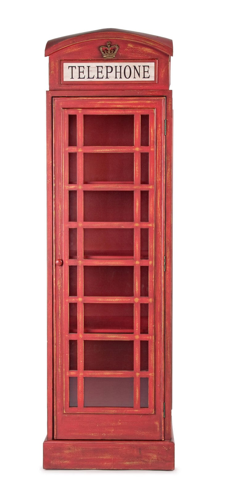 INTERhome Holzregal RED CABIN 53 x 180 cm rot