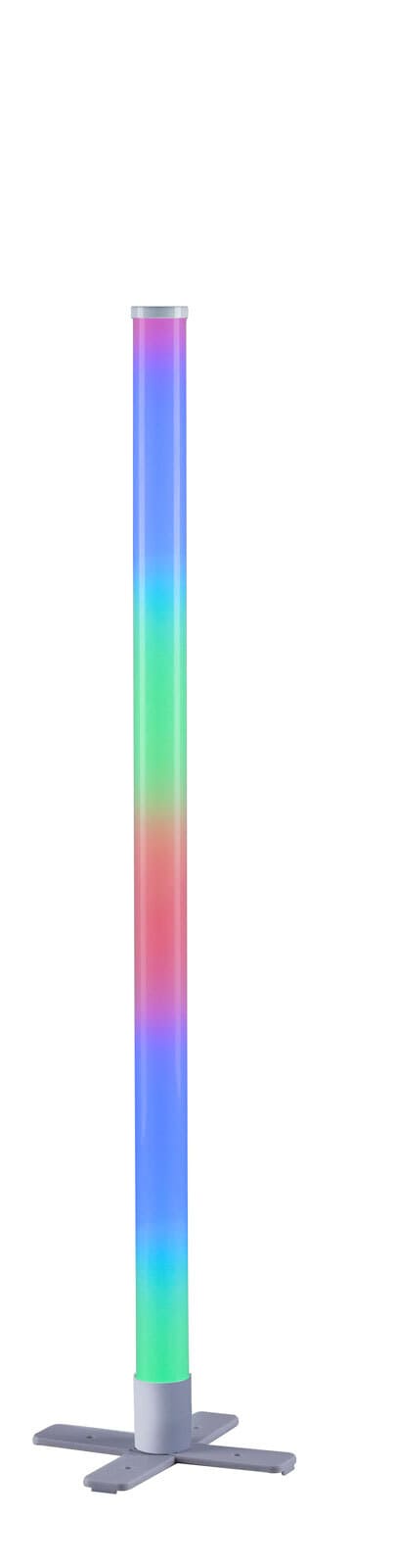 JUST LIGHT LED Stehlampe RINGO Rainbow 100 cm stahlfarbig