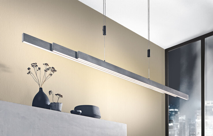 Paul Neuhaus CCT LED Pendellampe BACALIA 3-flg