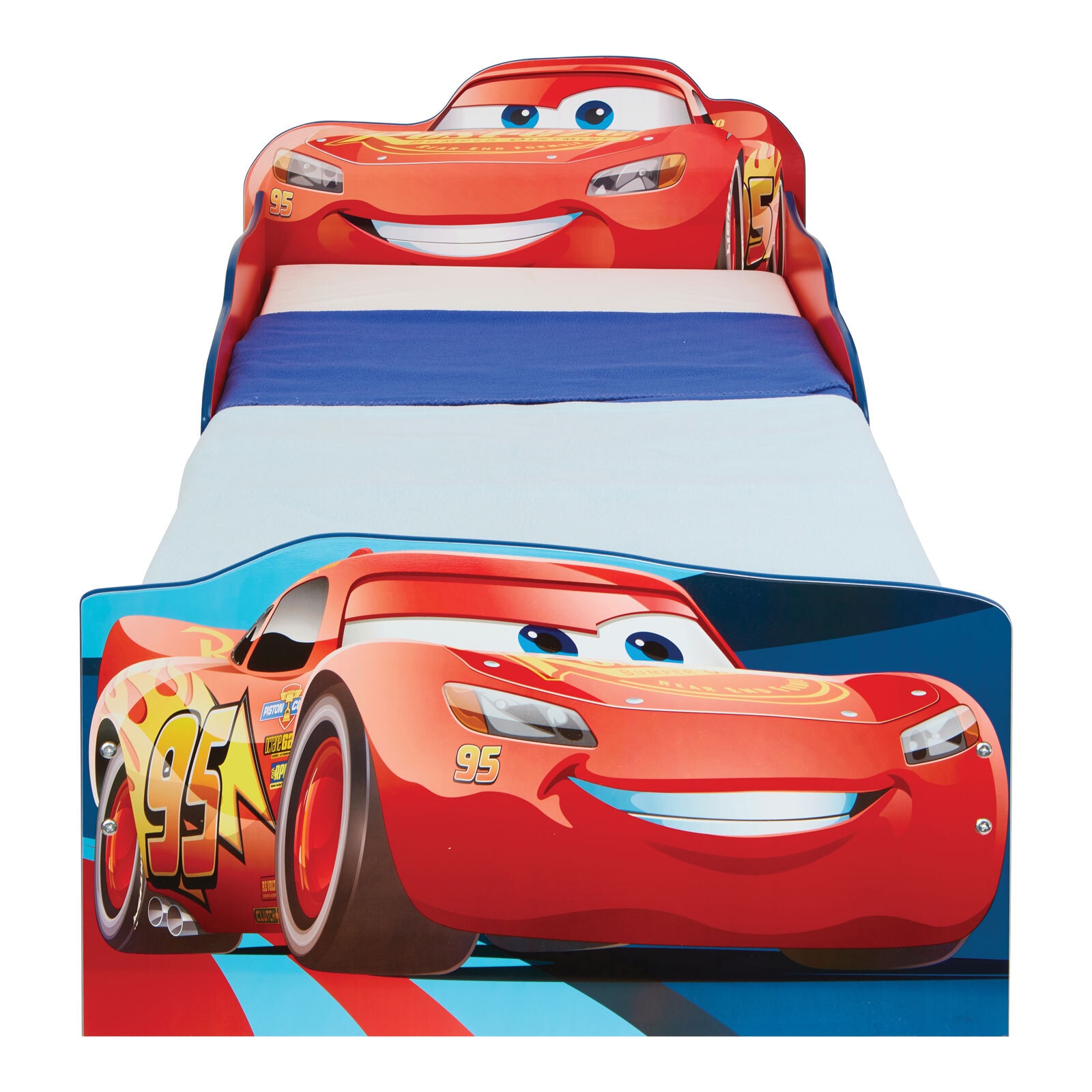 moose Klein-Kinderbett DISNEY CARS 70 x 140 cm rot/ mehrfarbig