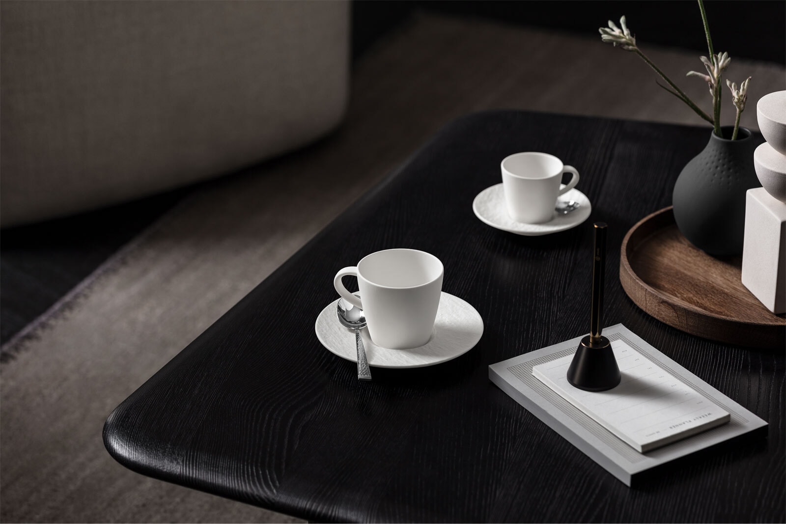 Villeroy & Boch Untertasse MANUFACTURE ROCK BLANC weiß