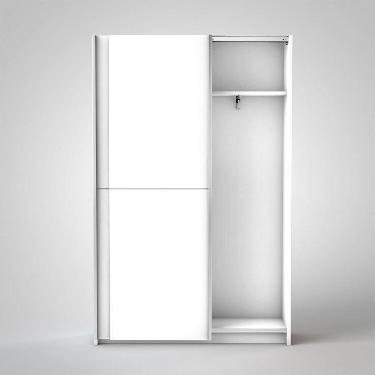 Schwebetürenschrank ONE weiß