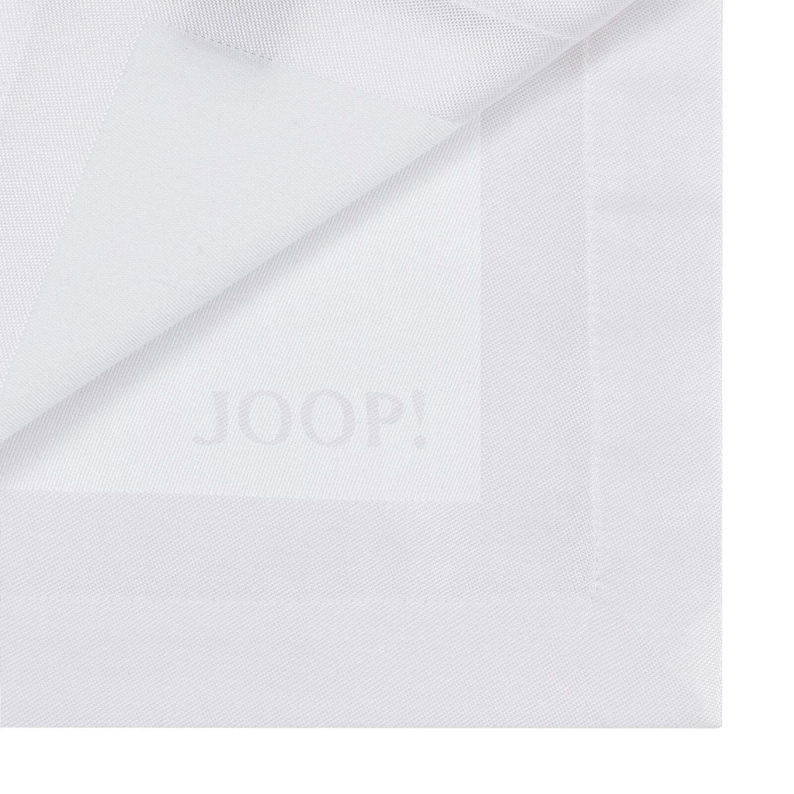 JOOP! Tischläufer SIGNATURE 50 x 160 cm weiß