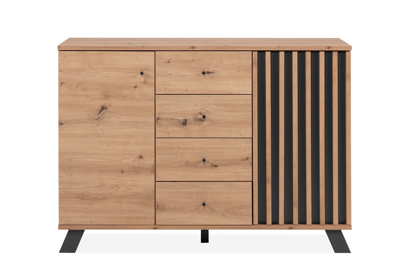 Sideboard MEDAN 118 x 85 cm Artisan Oak / anthrazit