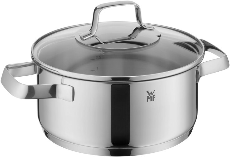 WMF Topf-Set BELMONTE 5-teilig silberfarbig Cromargan®