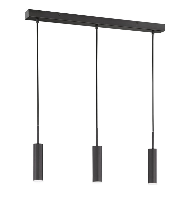 SCHÖNER WOHNEN-Kollektion LED Pendellampe STINA 3-flg schwarz