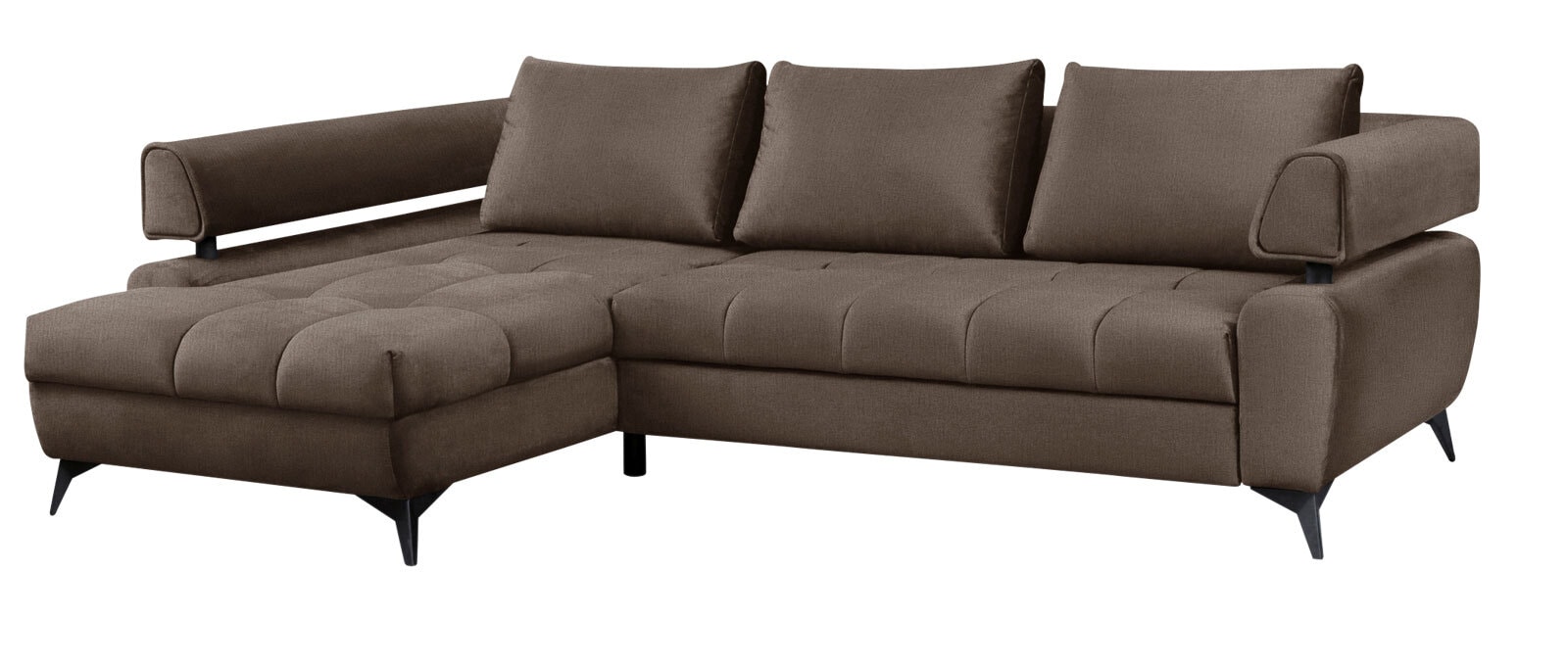 Ecksofa PARIS SF-L schlammgrau