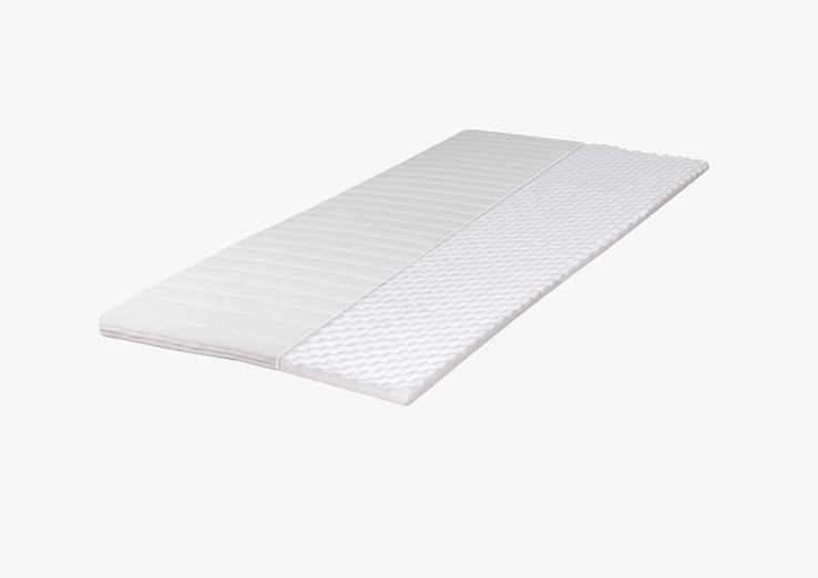 Topper 200 x 200 cm weiß