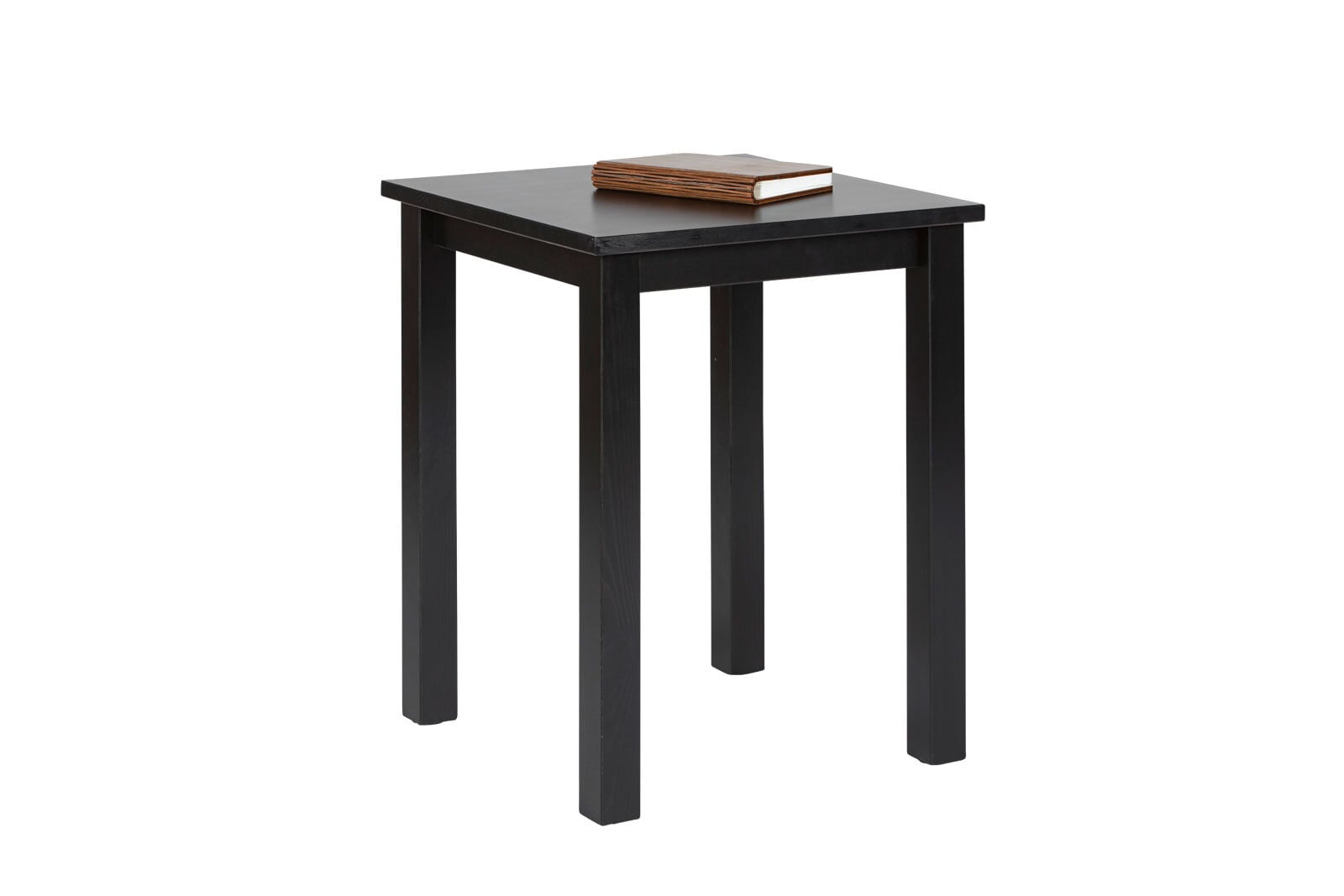 Beistelltisch MICHAEL 45x55x45 cm Massivholz schwarz