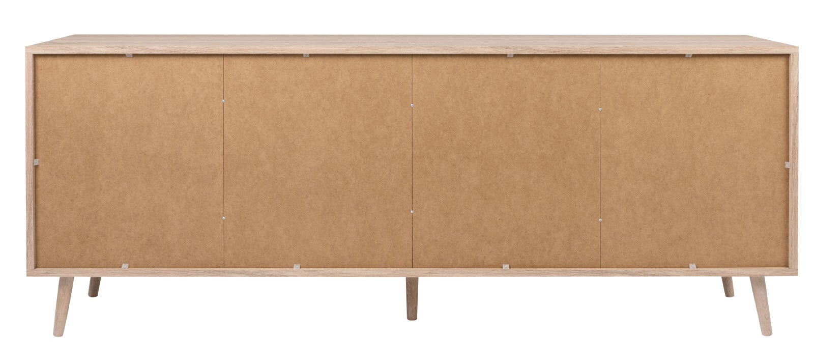 Sideboard BALI 180 x 71 cm Sonoma Eiche/ Rafia Geflecht