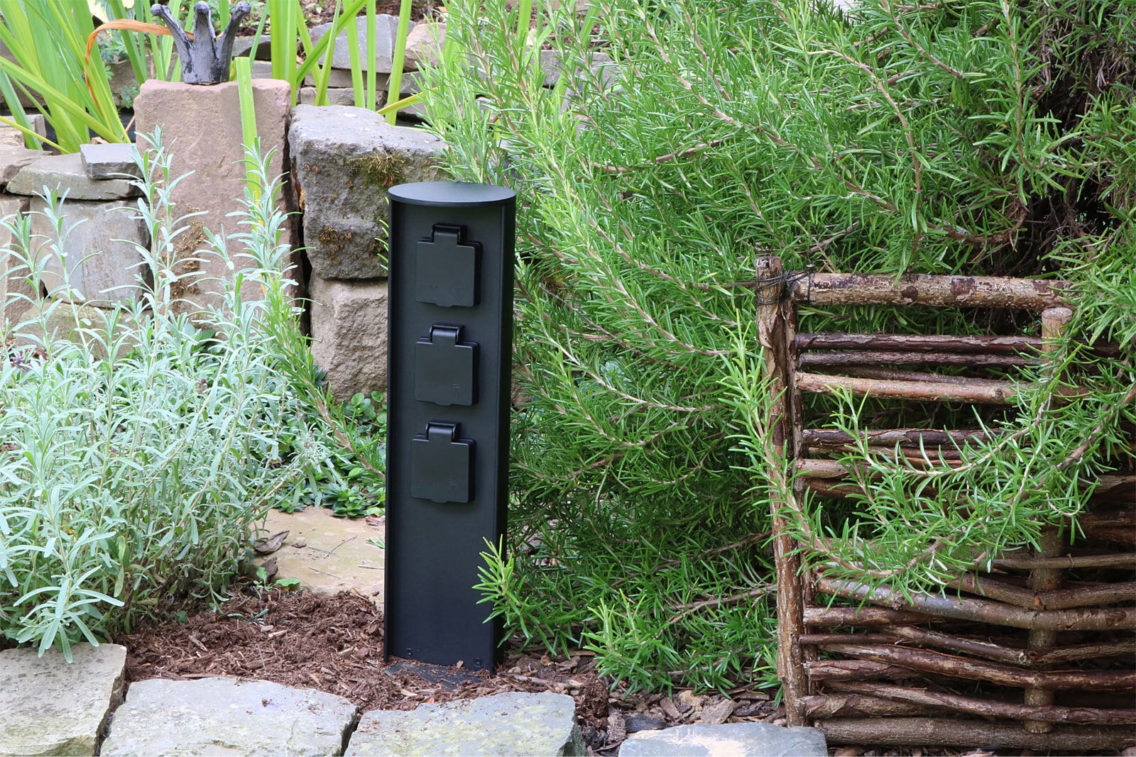 ECO-LIGHT Außen Steckdosensäule SOCKET