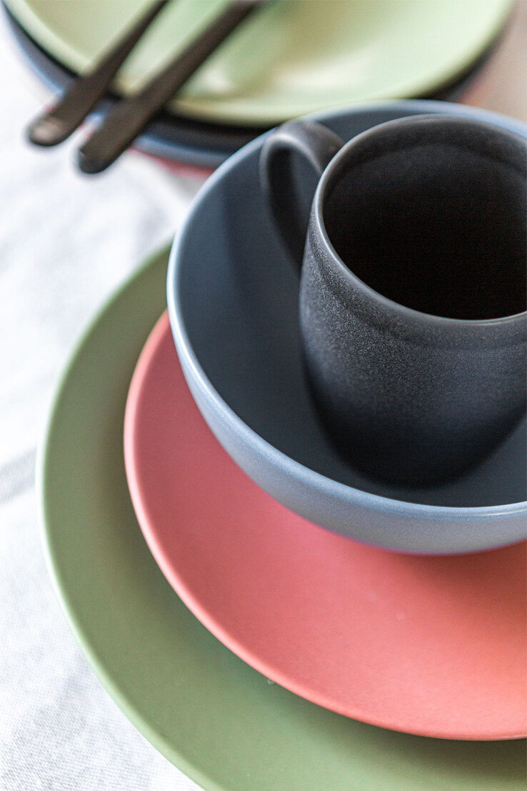 CreaTable Müslischale SOFT TOUCH hellblau
