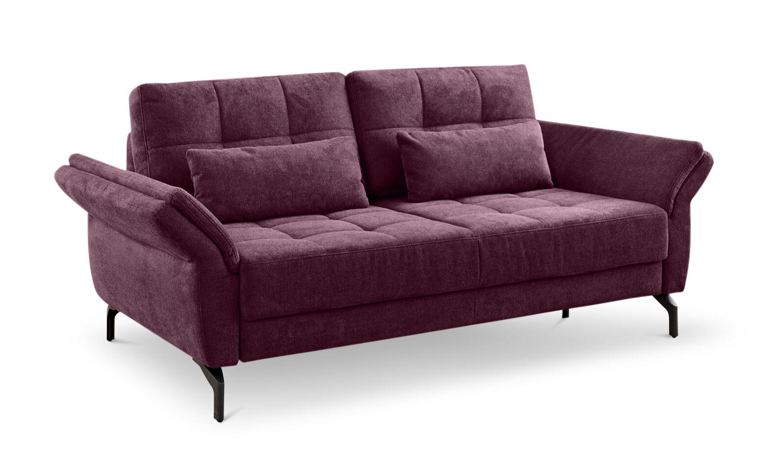 Sofa 3-Sitzer BRONX aubergine
