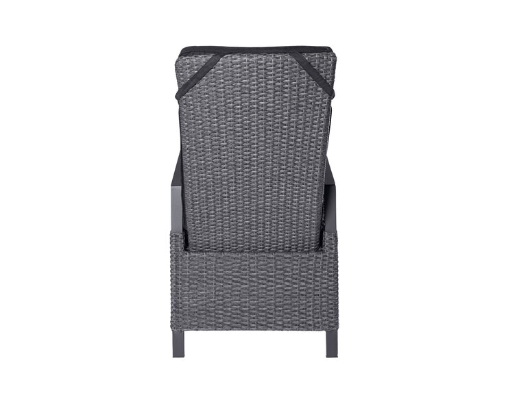 Garden FLAIR Positionsstuhl Garten LEA 2er Set graumix /anthrazit
