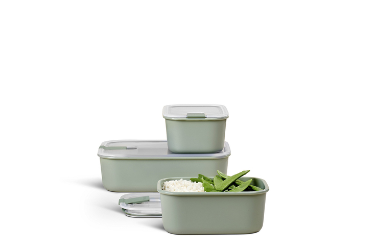 MEPAL Frischhaltedosen-Set EASYCLIP 3-teilig Nordic Sage Kunststoff