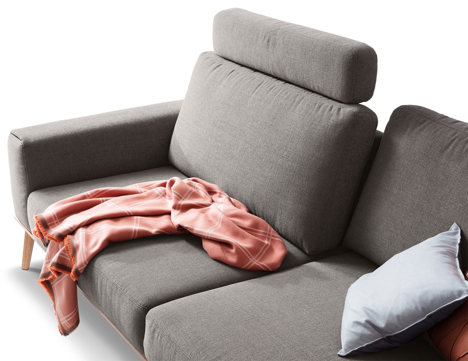 SCHÖNER WOHNEN-Kollektion Sofa 3-Sitzer STAGE Stoff Trend purple-grau