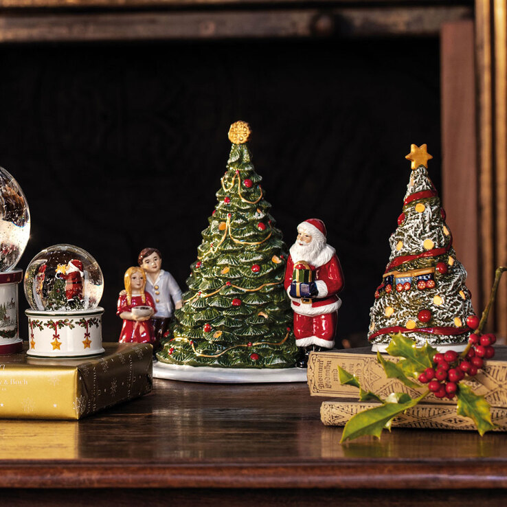 Villeroy & Boch Weihnachten Windlicht Santa am Baum CHRISTMAS TOYS