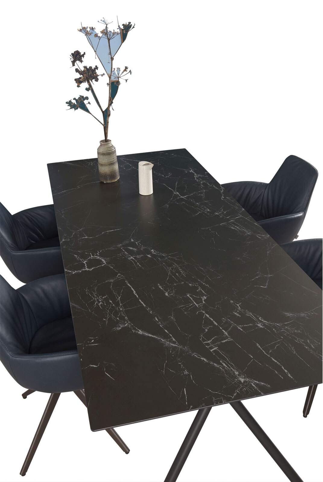 bert plantagie Esstisch 200 x 100 cm Dark Marble