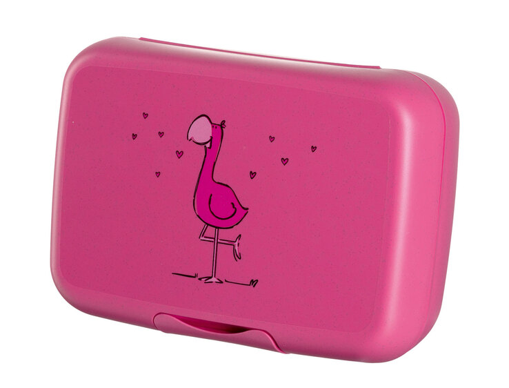 LEONARDO Kinder Brotdose BAMBINI FLAMINGO pink