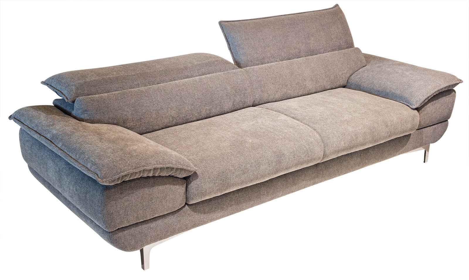 MONDO Sofa 2-Sitzer HOYA 224 cm Stoff grau