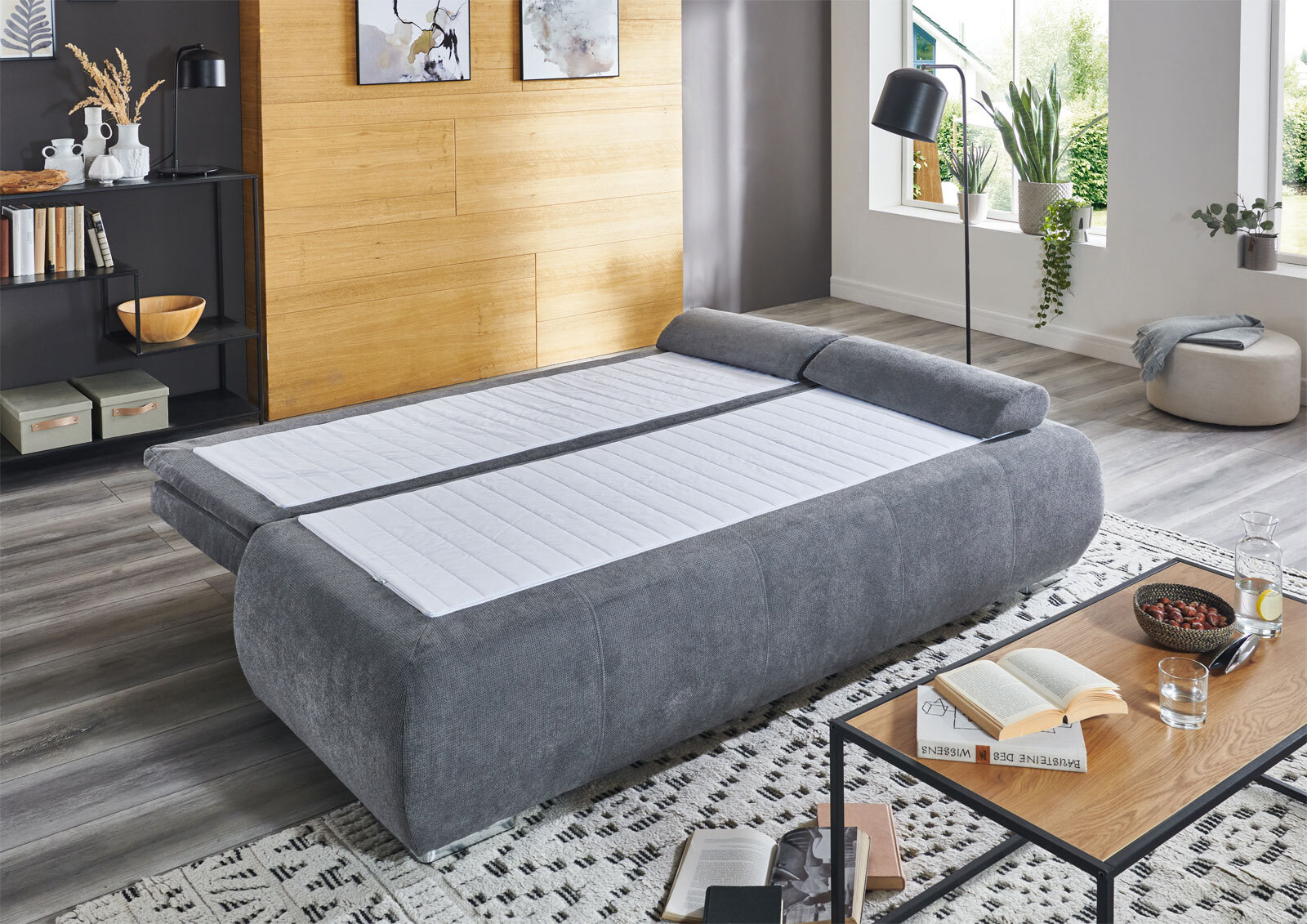 Schlafsofa NOTTINGHAM grau