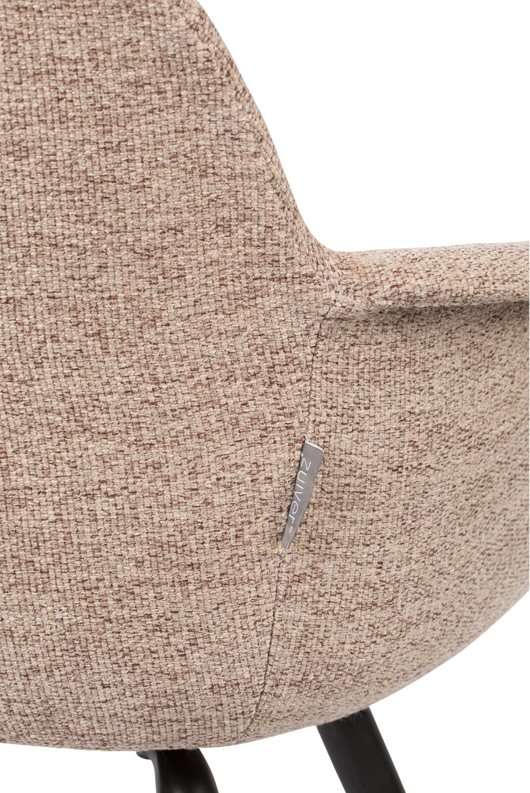 zuiver Stuhl ALBERT KUIP SOFT mit Armlehnen Textil beige