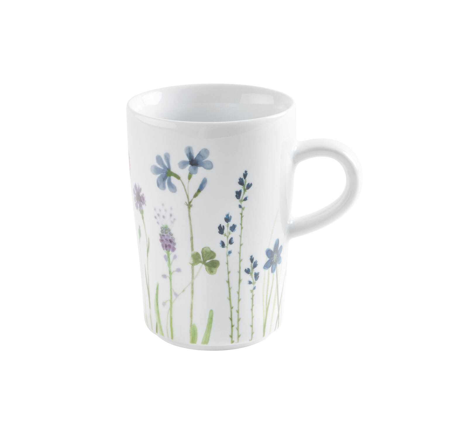 KAHLA Kaffeebecher WILDBLUME 6er Set blau/ rot