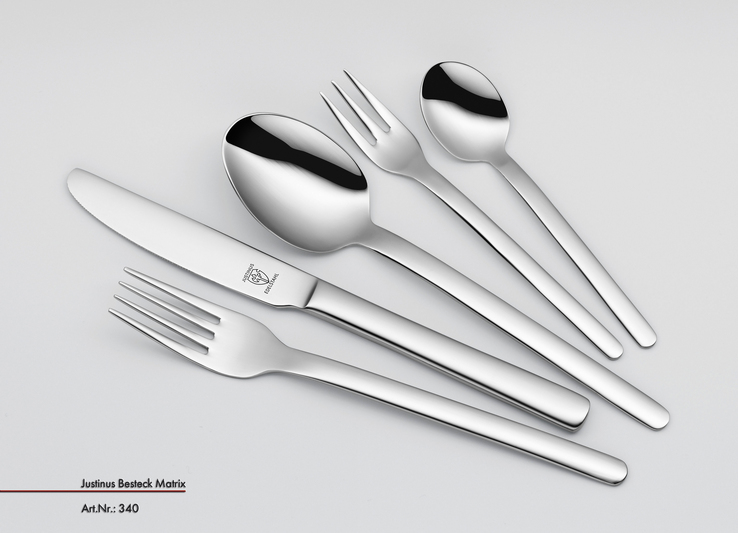 JUSTINUS Besteck-Set MATRIX 30-teilig Edelstahl