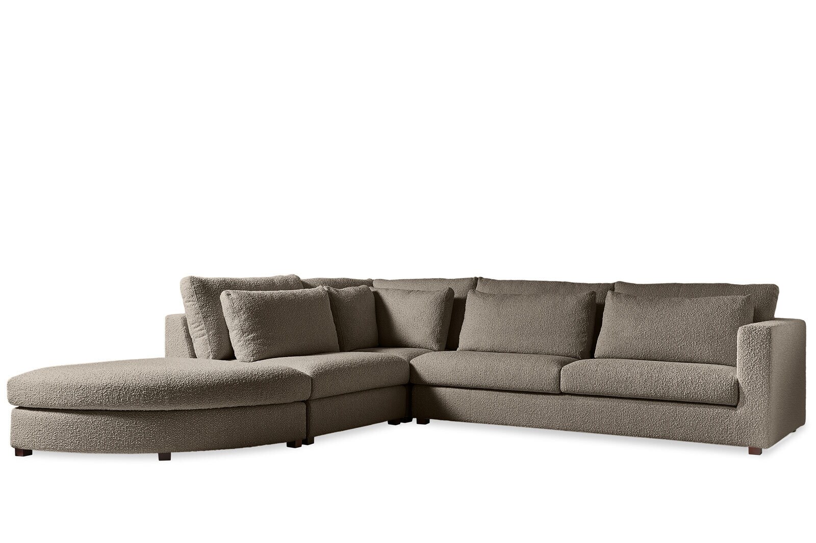 BOHOME Ecksofa RIPON 295 x 324 cm Luno sand