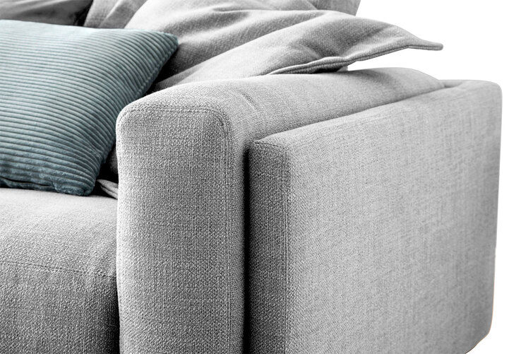 Ole Gunderson Bigsofa LASSE hellgrau