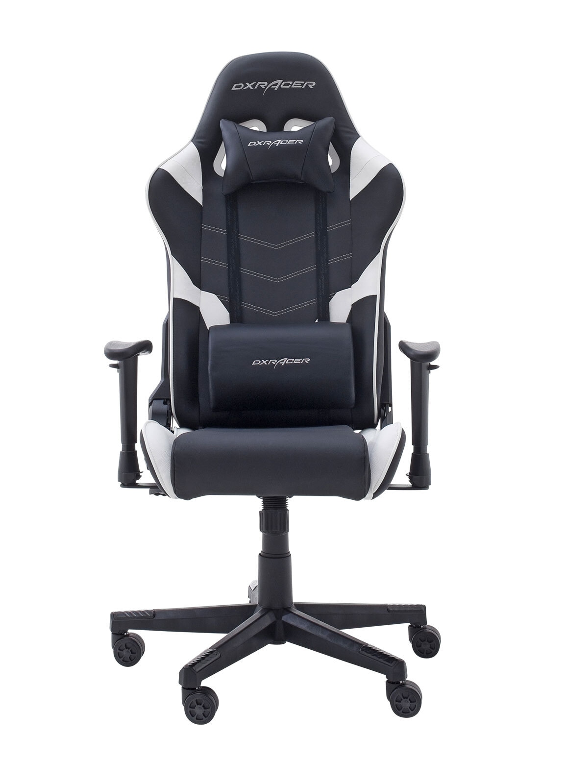 DX RACER Gaming Stuhl schwarz Absetzung weiß