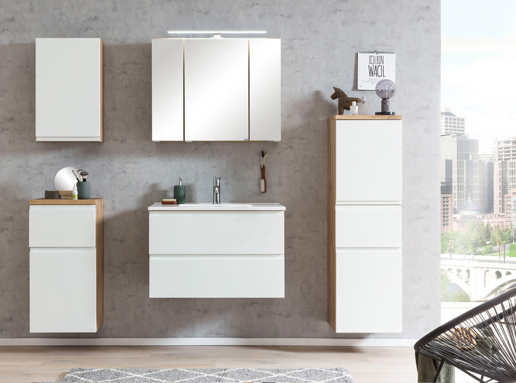 Bad-Midischrank GENT weiß/braun 40cm