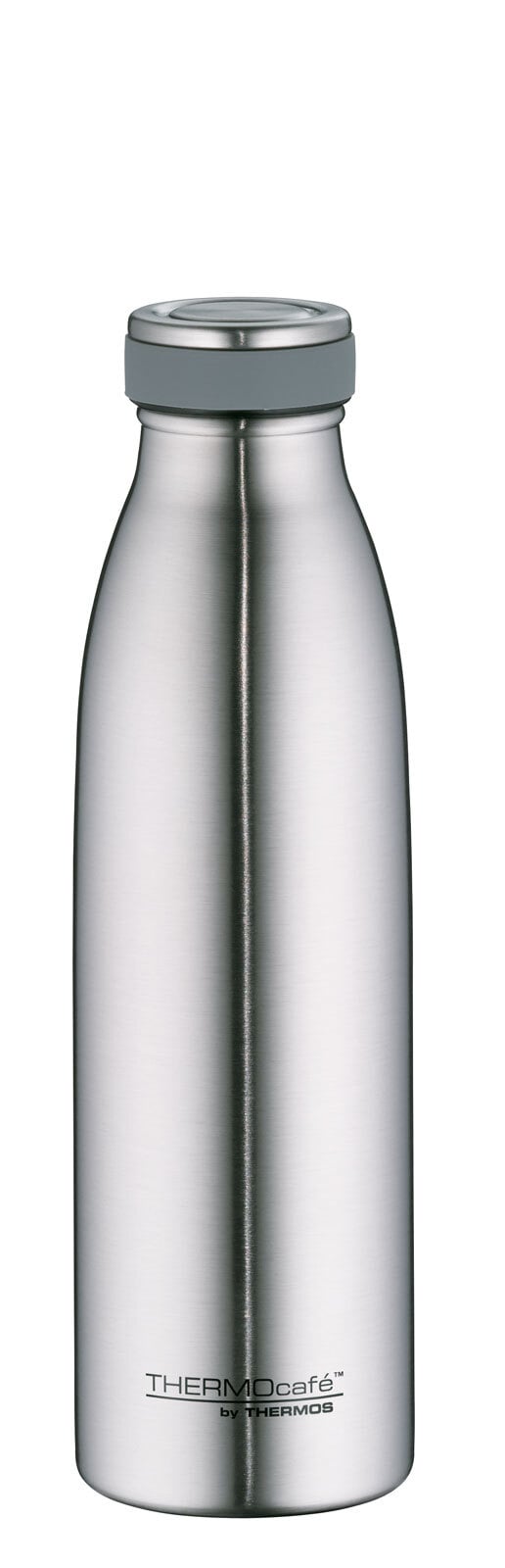 THERMOcafé by THERMOS Isolierflasche BOTTLE 500 ml Edelstahl silberfarbig