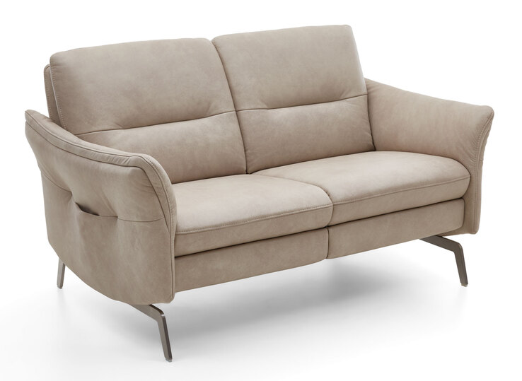 MONDO Ledersofa 2-Sitzer TEOMA Nappa islandbeige