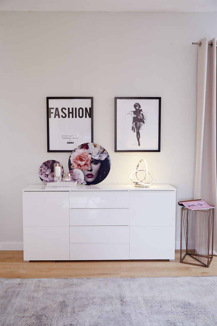 Webteppich VENECIA CLASSICO 160 x 230 cm grau/beige