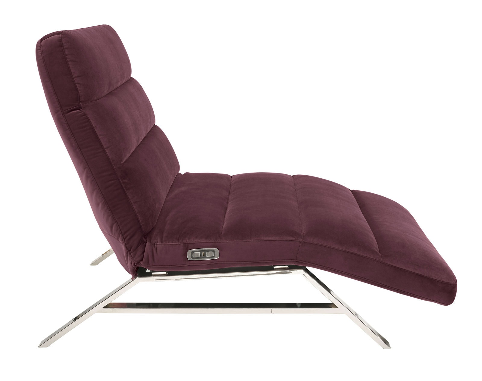 Ole Gunderson Relaxliege 158-198 x 120 cm Stoffbezug purple