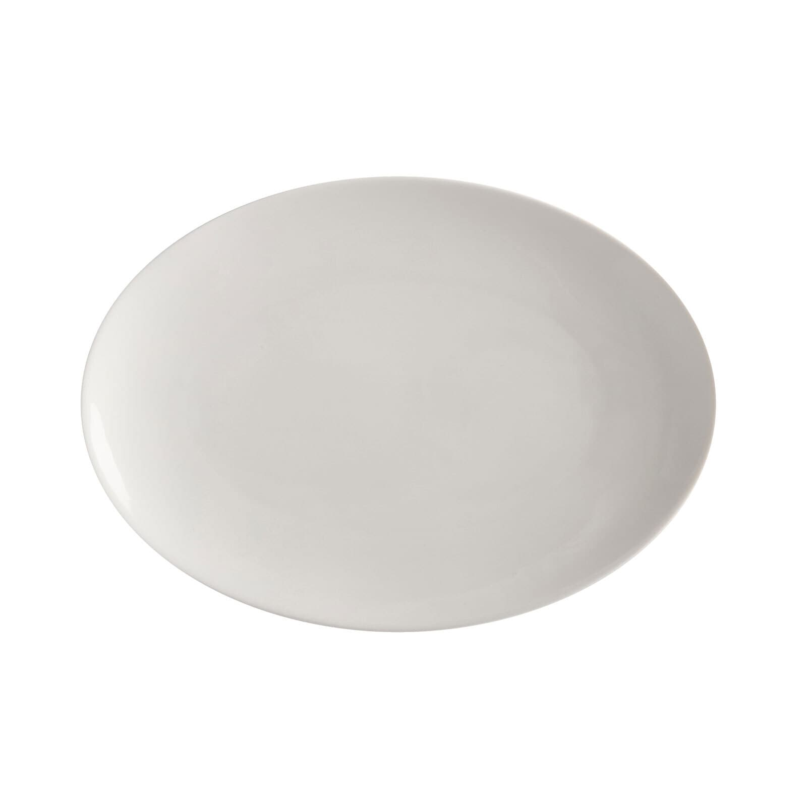 MAXWELL & WILLIAMS Servierplatte oval BASICS 25 cm weiß