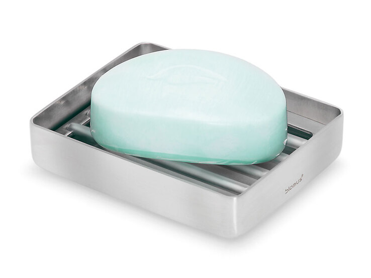 blomus Seifenschale NEXIO 10,8 x 8 x 2,3 cm Edelstahl matt