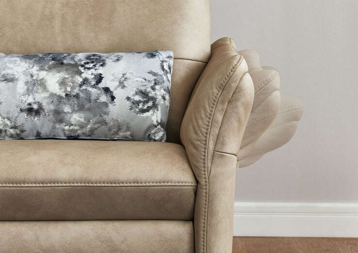 MONDO Ledersofa 2-Sitzer TEOMA Nappa islandbeige