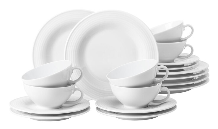 Seltmann Weiden Kaffeeservice BEAT 18-teilig weiß