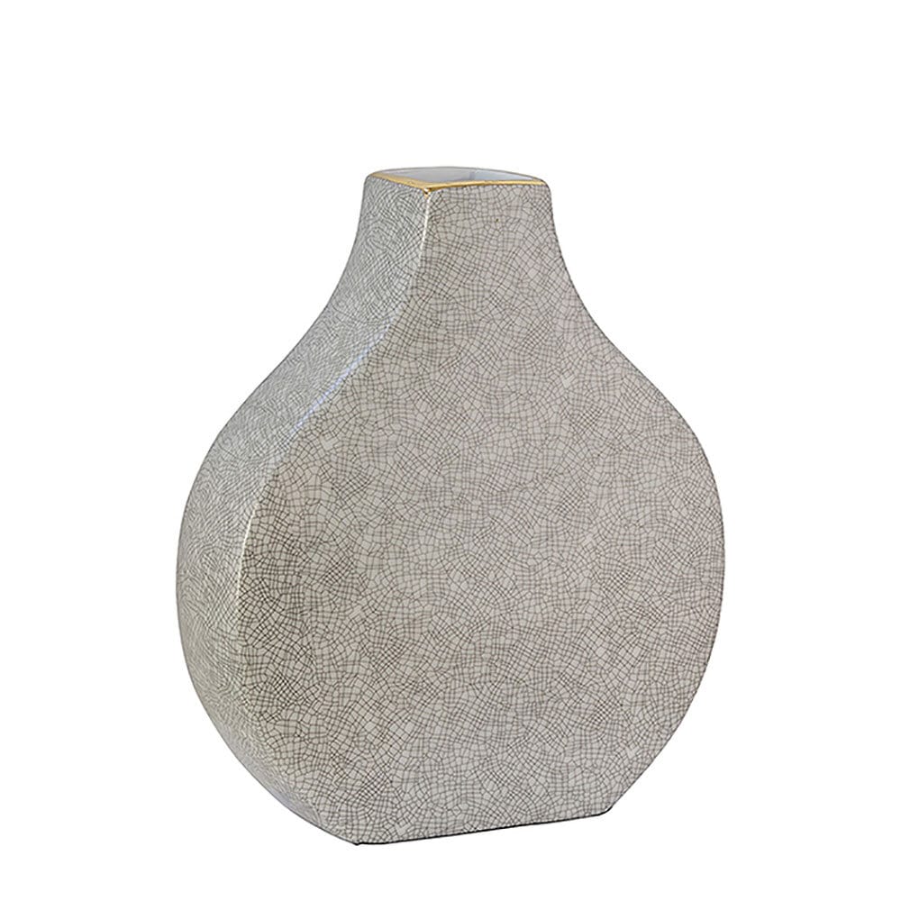 Fink Vase MINTA 19,5 cm grau