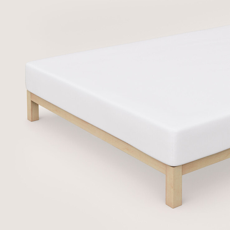 schlafgut Jersey-Spannbettlaken PURE 140-160 x 200-220 cm weiß