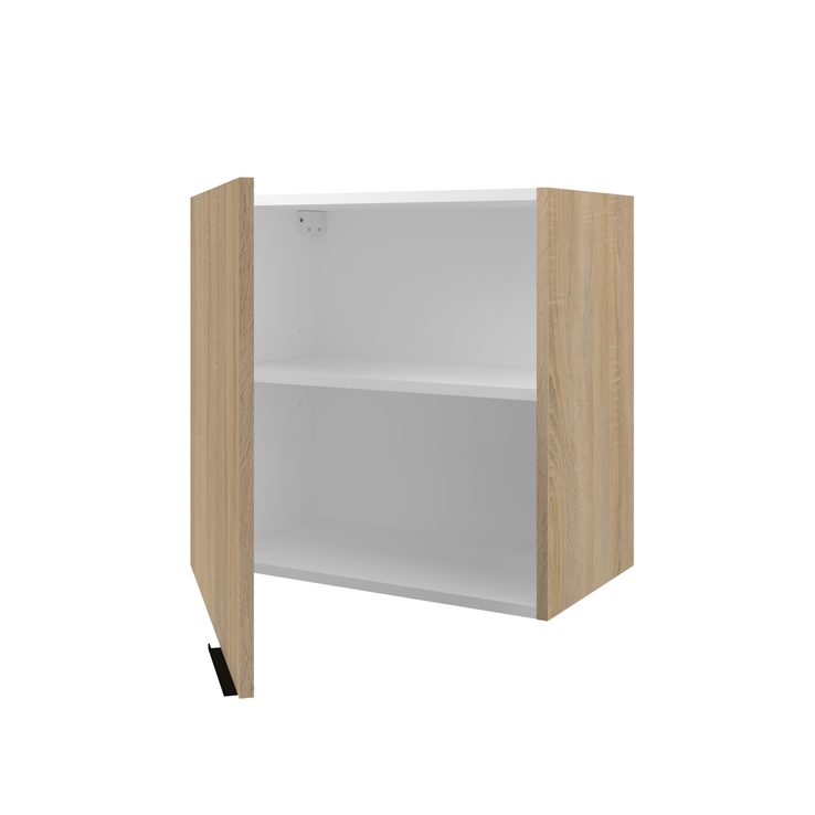 Parisot Küche mit Buffet FUMAY 21 Eiche/Beton-Optik ca. 300 x 186 x 60 cm