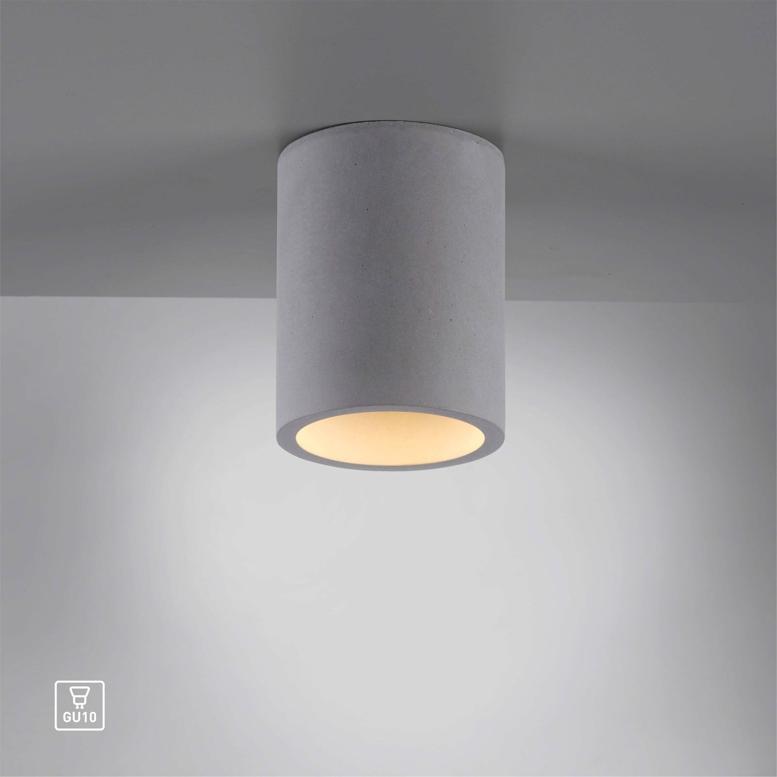 Paul Neuhaus Retrofit Deckenlampe ETON 11 cm beton