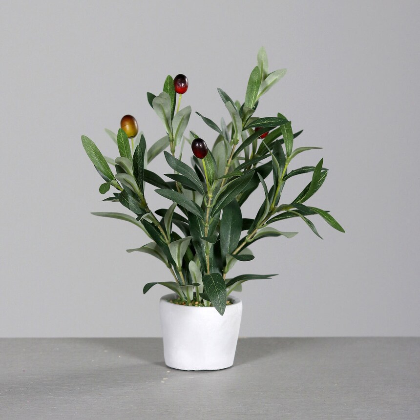 Kunstblume Mini Olivenbaum 28 cm